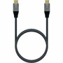 Aisens Cable USB 3.2 Gen2x2 Aluminio 20Gbps 100W Gris 0.6m