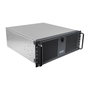 Unykach Caja Rack UK51918 4U 19 Pulgadas ATX Servidor Negro/Plata