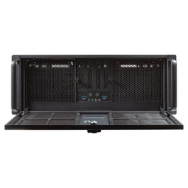 Unykach Caja Rack UK51918 4U 19 Pulgadas ATX Servidor Negro/Plata