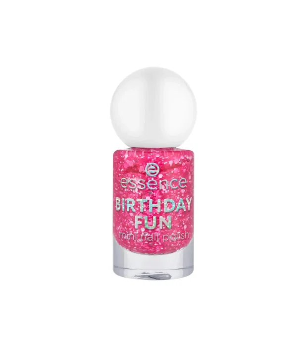 Essence Birthday Fun Purpurina Esmalte de uñas Miniatura Essence Birthday Fun Purpurina Esmalte de uñas Miniatura