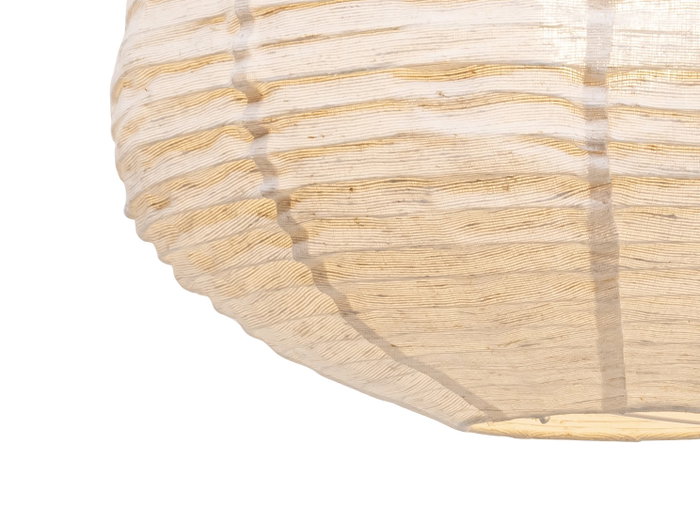 DKD Home Decor Lámpara de Techo de Yute Natural Crudo 55x55x47 cm