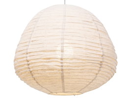 DKD Home Decor Lámpara de Techo de Yute Natural Crudo 55x55x47 cm