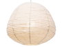 DKD Home Decor Lámpara de Techo de Yute Natural Crudo 55x55x47 cm