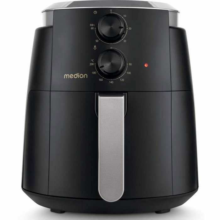 Medion MD13020 Freidora de aire caliente 4,7 L Negra Medion MD13020 Freidora de aire caliente 4,7 L Negra