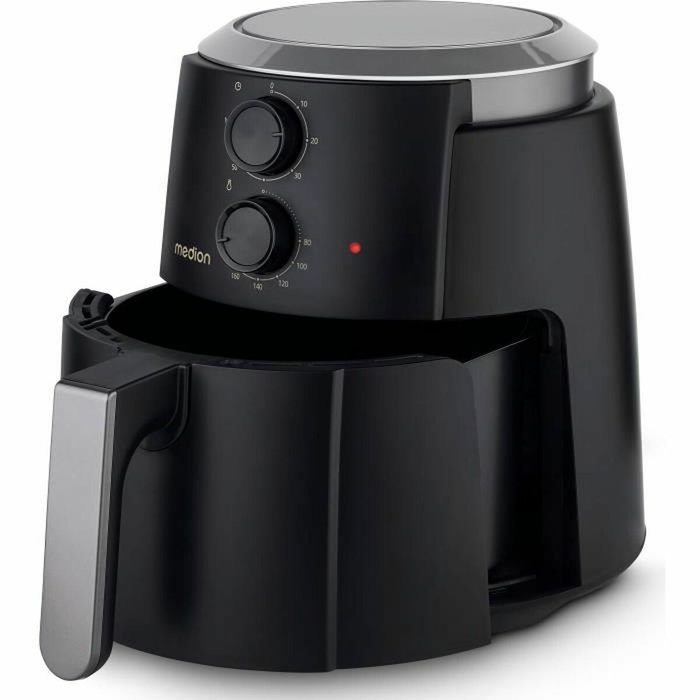 Medion MD13020 Freidora de aire caliente 4,7 L Negra Medion MD13020 Freidora de aire caliente 4,7 L Negra