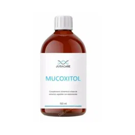 Mucoxitol Jarabe Mucolitico para Mucosas con Ácido Hialurónico, Manzanilla y Plantas 150 Ml