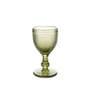 DKD Home Decor Copa Basicos Verde Cristal 8 x 15.5 x 8 cm Set de 6