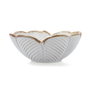 Bidasoa Bol de Porcelana Milky con Diseño Floral Blanco
