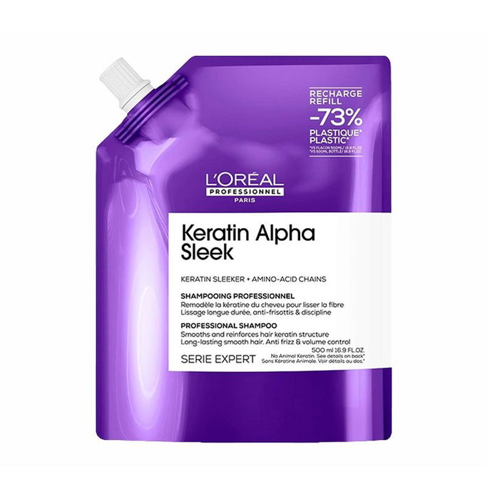 L'Oréal Professionnel Paris Refill Keratin Alpha Sleek 500ml L'Oréal Professionnel Paris Refill Keratin Alpha Sleek 500ml