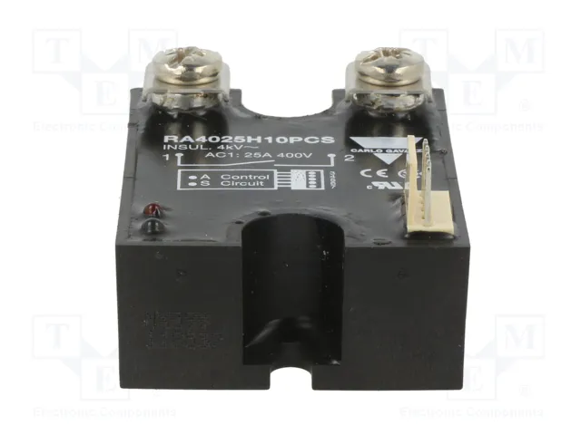 CARLO GAVAZZI RA4025H10PCS Relé de semiconductor monofásico 25A 150÷440VAC