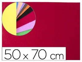 Liderpapel Goma eva rojo textura toalla 50x70cm 2mm