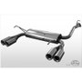 Fox Honda Prelude IV BB9 Tubo de escape trasero transversal para 2.0L 98kW - Salida derecha-izquierda homologado ECE - FXHO081025-070