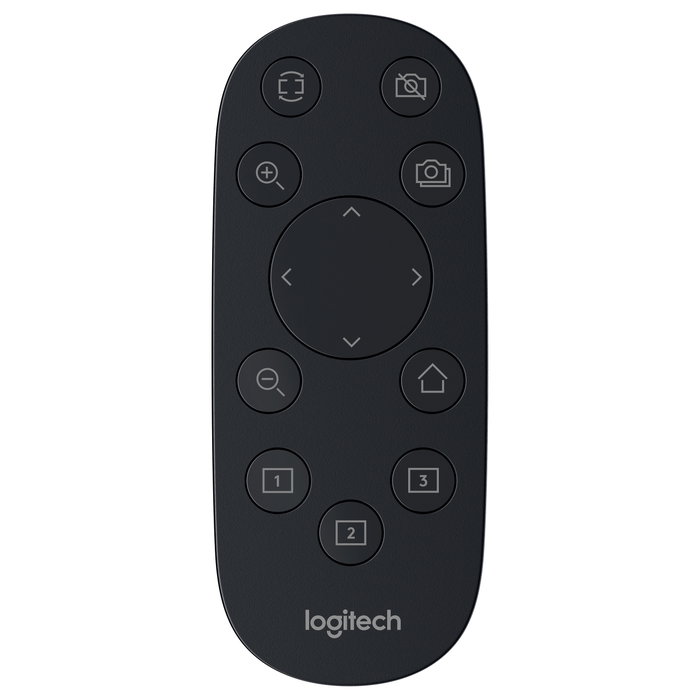 Logitech Mando a distancia RF inalámbrico para PTZ Pro 2, Negro Logitech Mando a distancia RF inalámbrico para PTZ Pro 2, Negro