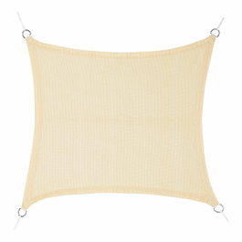 Faura Toldo vela cuadrado beige 5 x 5 m