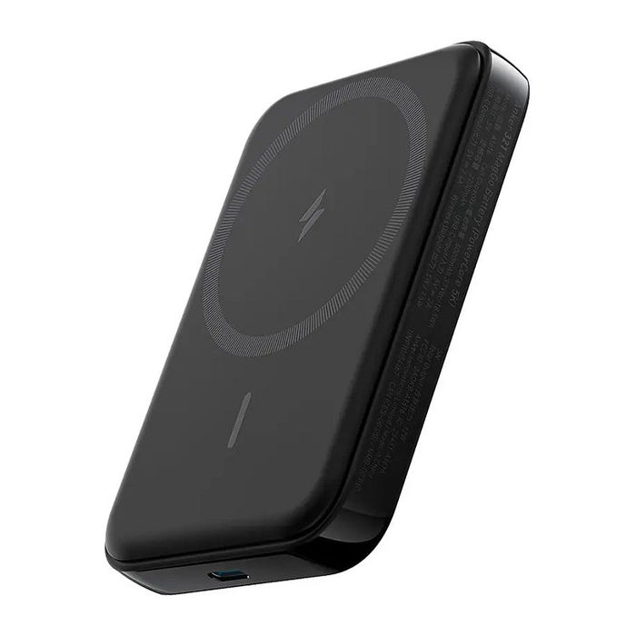 Anker A1616G11 Batería MagGo 321 (PowerCore 5K) 5000 mAh Cargador Inalámbrico Negro para iPhone 12/13/14 Series Anker A1616G11 Batería MagGo 321 (PowerCore 5K) 5000 mAh Cargador Inalámbrico Negro para iPhone 12/13/14 Series