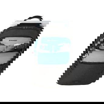 Wenger Mochila MX Light 40,6cm 16" con compartimento para tableta, de poliéster, color gris Wenger Mochila MX Light 40,6cm 16" con compartimento para tableta, de poliéster, color gris