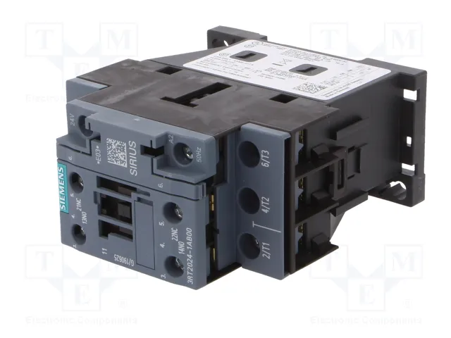 SIEMENS 3RT2024-1AB00 Contactor 3-polar 24VAC