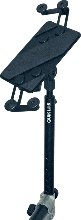 QUIKLOK Soporte Universal Para Tablet X Negro Regulable en Altura Plegable Acero 111-301mm