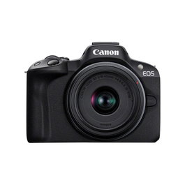 Canon EOS R50 Cámara Mirrorless Negra con Objetivo RF-S 18-45mm f/4.5-6.3 IS STM - Kit (5811C013)