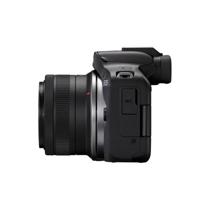 Canon EOS R50 Cámara Mirrorless Negra con Objetivo RF-S 18-45mm f/4.5-6.3 IS STM - Kit (5811C013)