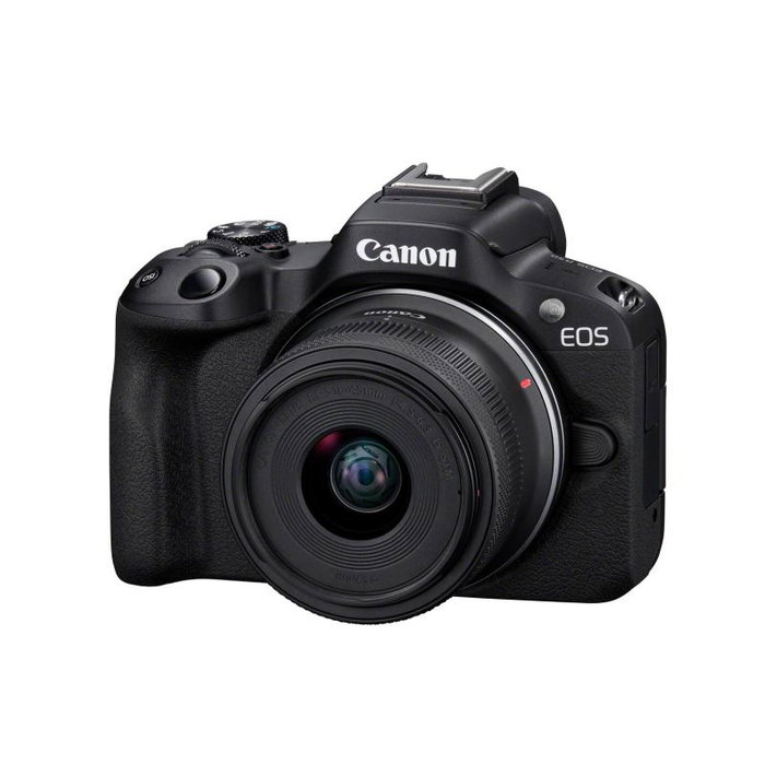 Canon EOS R50 Cámara Mirrorless Negra con Objetivo RF-S 18-45mm f/4.5-6.3 IS STM - Kit (5811C013)