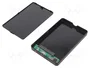 Qoltec Carcasa para discos HDD/SSD 2.5 pulg SATA3 USB 2.0 Negro