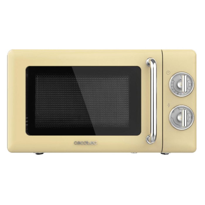 Cecotec Microondas ProClean 3110 Retro Yellow con Grill, 20 L, 700 W, Beige y Acero inoxidable Cecotec Microondas ProClean 3110 Retro Yellow con Grill, 20 L, 700 W, Beige y Acero inoxidable