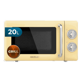 Cecotec ProClean 3110 Retro Yellow Microondas con grill 20 L