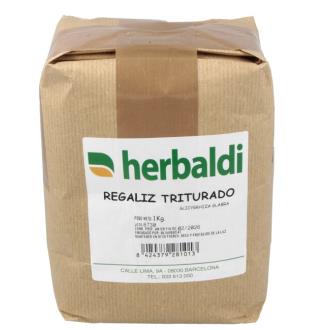 HERBALDI Raíz de Regaliz Triturada 1kg HERBALDI Raíz de Regaliz Triturada 1kg