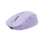 Trust Ozaa Ratón Inalámbrico para Oficina, Compacto, RF 2.4GHz + Bluetooth, 6 Botones Silenciosos, 3200 DPI, Batería Recargable USB-C, Color Lila/Morado, para Windows, Mac, ChromeOS