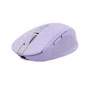 Trust Ozaa Ratón Inalámbrico para Oficina, Compacto, RF 2.4GHz + Bluetooth, 6 Botones Silenciosos, 3200 DPI, Batería Recargable USB-C, Color Lila/Morado, para Windows, Mac, ChromeOS