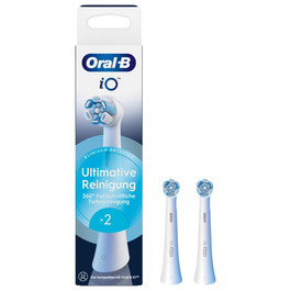 Oral-B 8700216373333 Cabezal de Cepillo Eléctrico iO Sonic para Ultimative Reinigung, Pack Doble, Color Blanco
