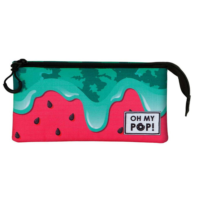 Oh My Pop Estuche Portatodo Triple Melty Melon Verde