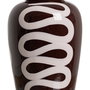 Tibor Blanco-Marrón Porcelana Decoración 19 X 19 X 48 cm