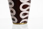 Tibor Blanco-Marrón Porcelana Decoración 19 X 19 X 48 cm