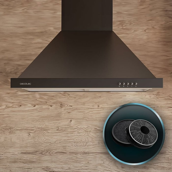 Campana Convencional Cecotec Bolero Flux PM 606500 Negro 60 cm