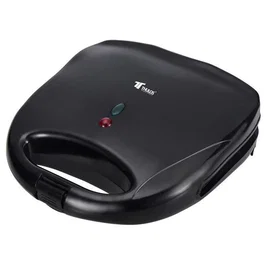 Thulos SW11 Sandwichera Eléctrica 750W 2 Cavidades para 2 Sándwiches Revestimiento Antiadherente Negro