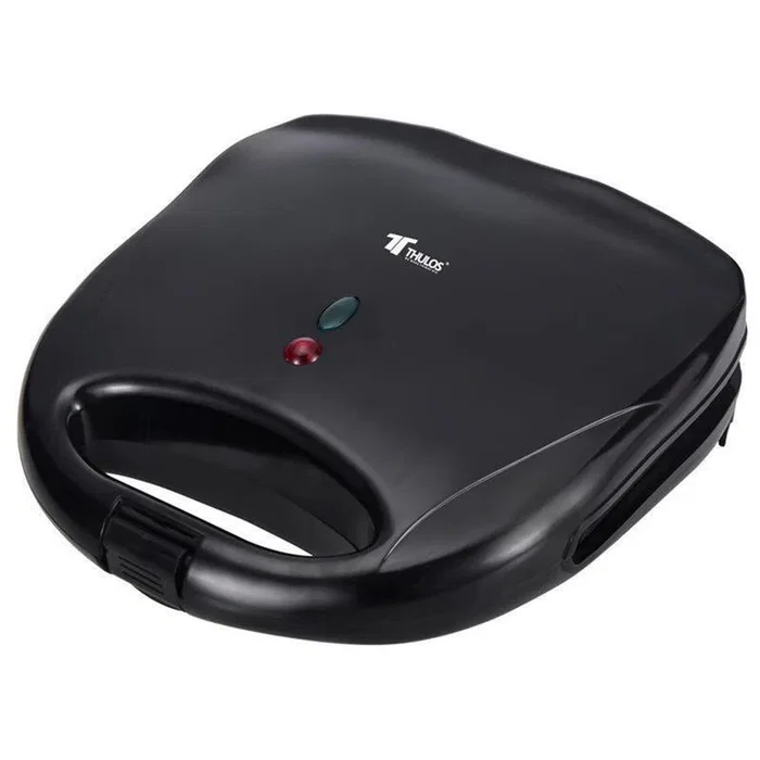 Thulos SW11 Sandwichera Eléctrica 750W 2 Cavidades para 2 Sándwiches Revestimiento Antiadherente Negro Thulos SW11 Sandwichera Eléctrica 750W 2 Cavidades para 2 Sándwiches Revestimiento Antiadherente Negro