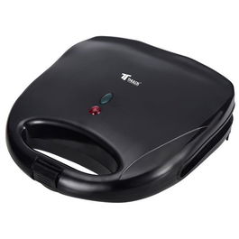 Thulos Sandwichera Eléctrica TH-SW11 750W Antiadherente, Para 2 Sándwiches, Negra