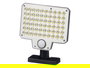 Ibergarden Lámpara Solar LED 400 Lm, Sensor de Movimiento, IP44, Color Negro o Plata, Dimensiones 16 x 6 x 16.5 cm (Set de 6)