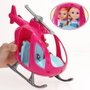 Color Baby Muñeca Bella 14 cm con muñeco 22 cm, helicóptero y accesorios