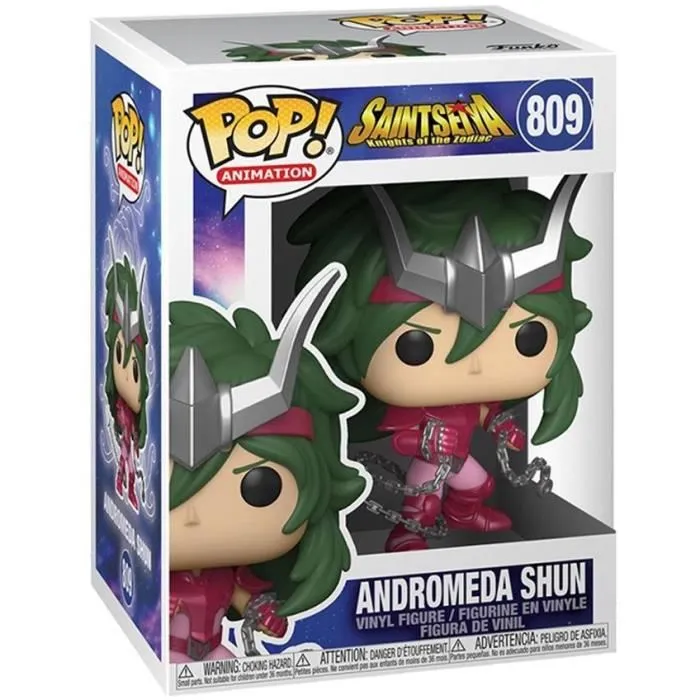 Funko Figura Saint Seiya Shun de Andrómeda Armadura de Andrómeda 10 cm Mixta FUN0889698476911