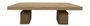 DKD Home Decor Mesa de Centro de Olmo Macizo 170x90x45 cm