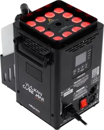 ALGAMLIGHT Máquina de Humo Vertical 1200W con LED RGBA para Fiestas y Eventos