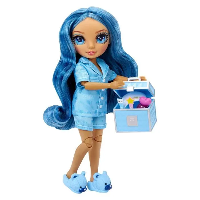 Rainbow High Junior High Pyjama Party Muñeca de moda articulada de 22 cm Skyler (Azul) con muchos accesorios LIT0035051530947 a partir de 4 años Rainbow High Junior High Pyjama Party Muñeca de moda articulada de 22 cm Skyler (Azul) con muchos accesorios LIT0035051530947 a partir de 4 años