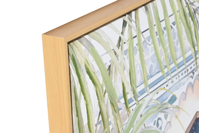 DKD Home Decor Cuadro Lienzo PS 80x3,5x120 Chica Puerta Surtido de 2