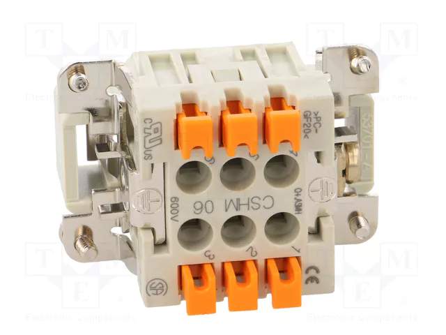ILME CSHM 06 Conector HDC Macho de 6 Pines