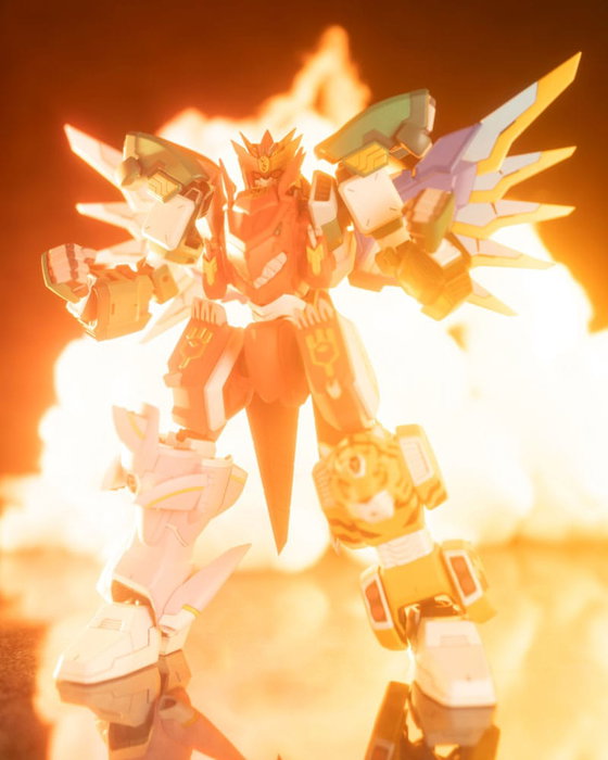 The Red Ranger Becomes an Adventurer in Another World Maqueta Plastic Model Kit Maximum Kizuna Kaiser 17 cm