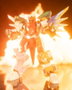 The Red Ranger Becomes an Adventurer in Another World Maqueta Plastic Model Kit Maximum Kizuna Kaiser 17 cm