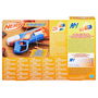Hasbro Nerf N Series Agility F8629 Pistola de Juguete con Tambor Rotatorio de 6 Dardos +8 años